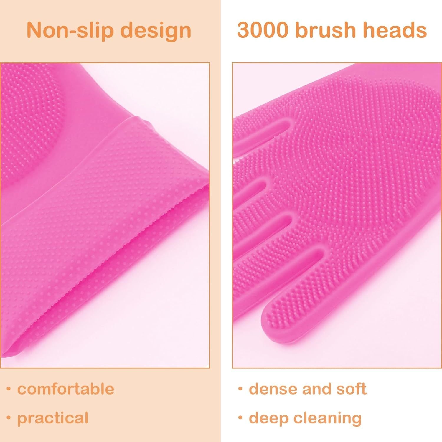Easy-Clean Pet Grooming Gloves Joy