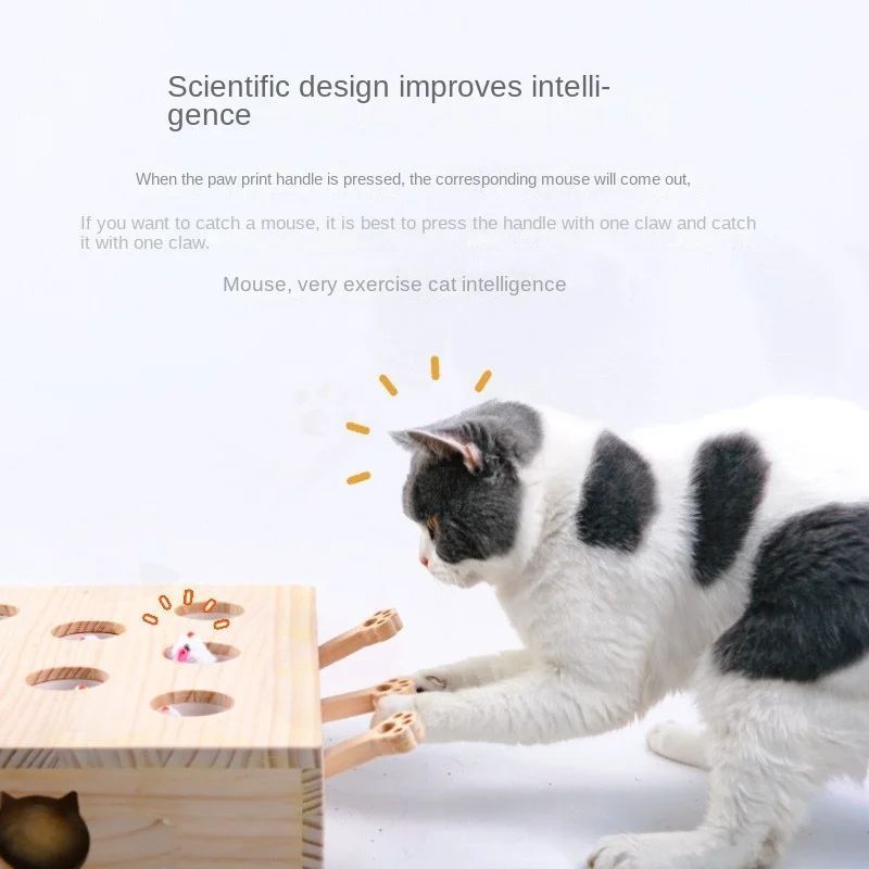 Pounce & Play: Whack-a-Mole Cat Scratcher Fun