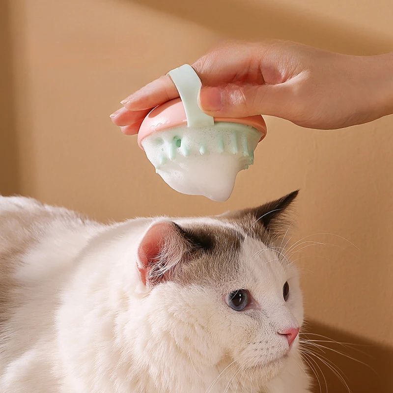 Happy Paws: Soft Silicone Pet Cleaning Brush