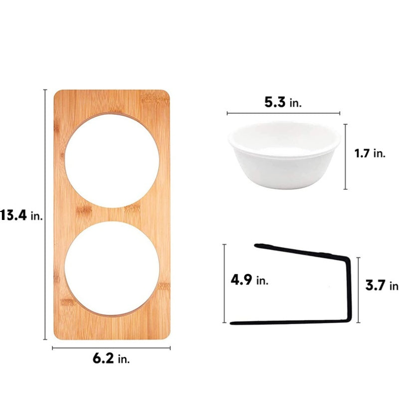 Stylish Pet Bowl with Stand