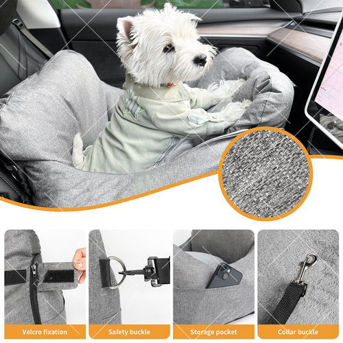 Comfy Removable Pet Travel Kennel for Furry Friends
