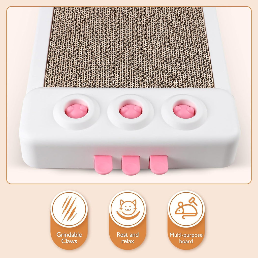 Meow-velous Whack-a-Mole Scratcher for Playful Indoor Cats
