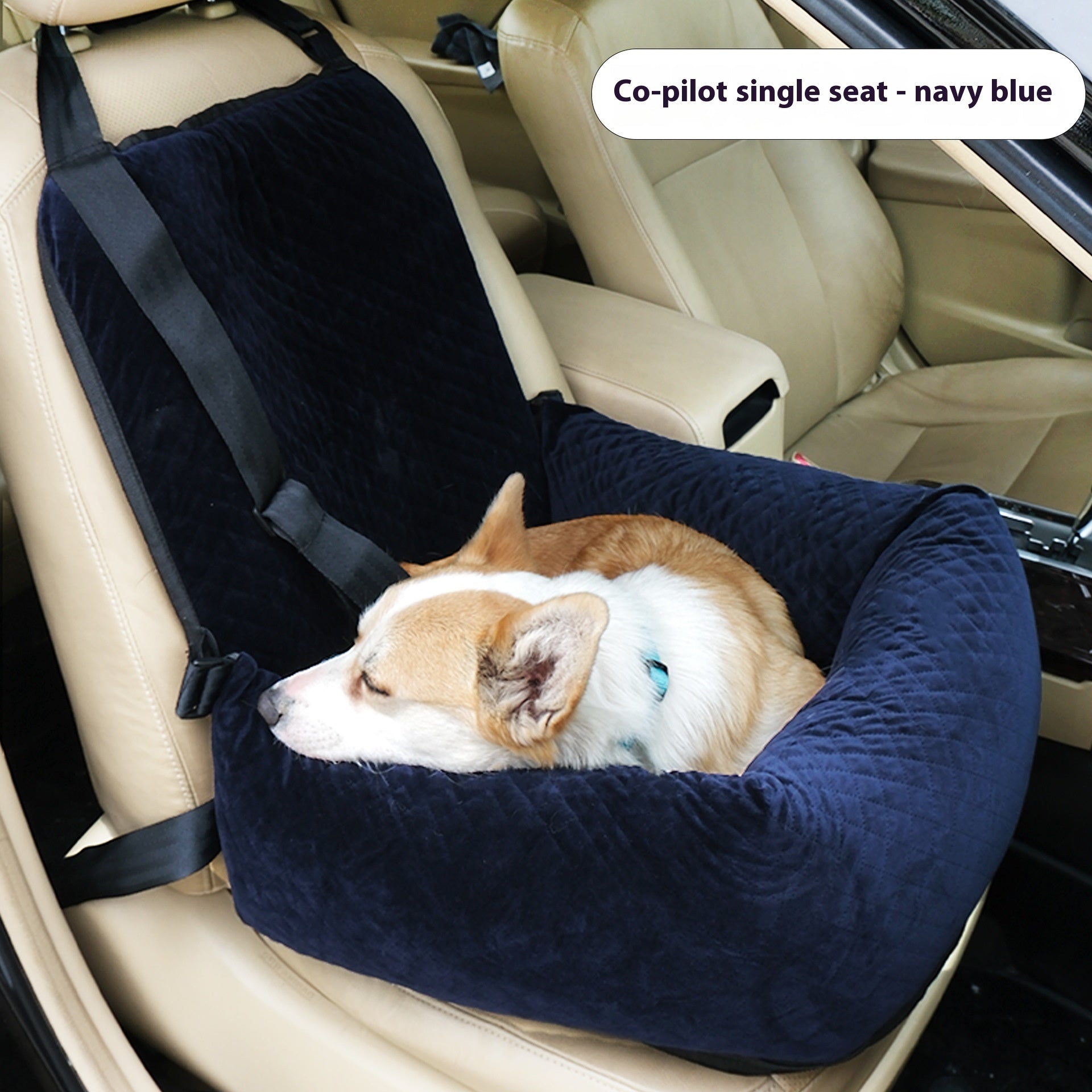 Cozy Car Seat Bed for Happy Pet Adventures