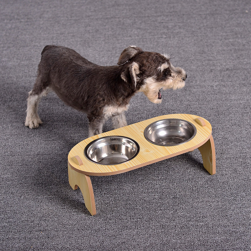 Comfy Tilted Double Bowl Pet Feeder