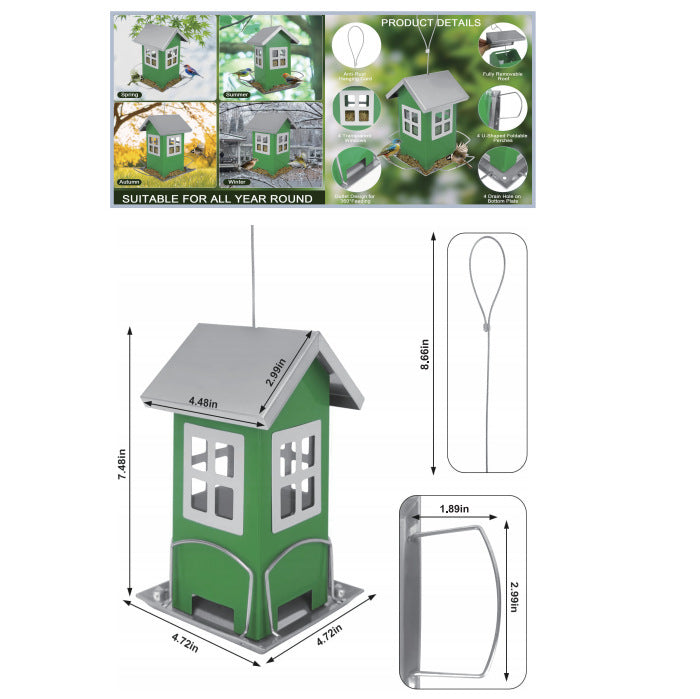 Outdoor Iron Cage: Delightful Bird Haven Awaits
