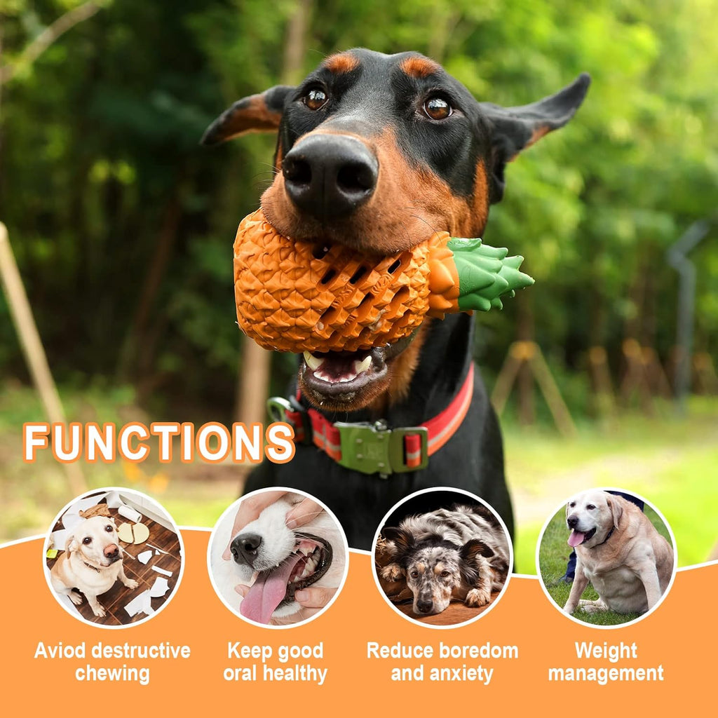 Pineapple Power Chew Toy for Tough Pups