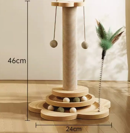 Fun & Durable Cat Scratching Post