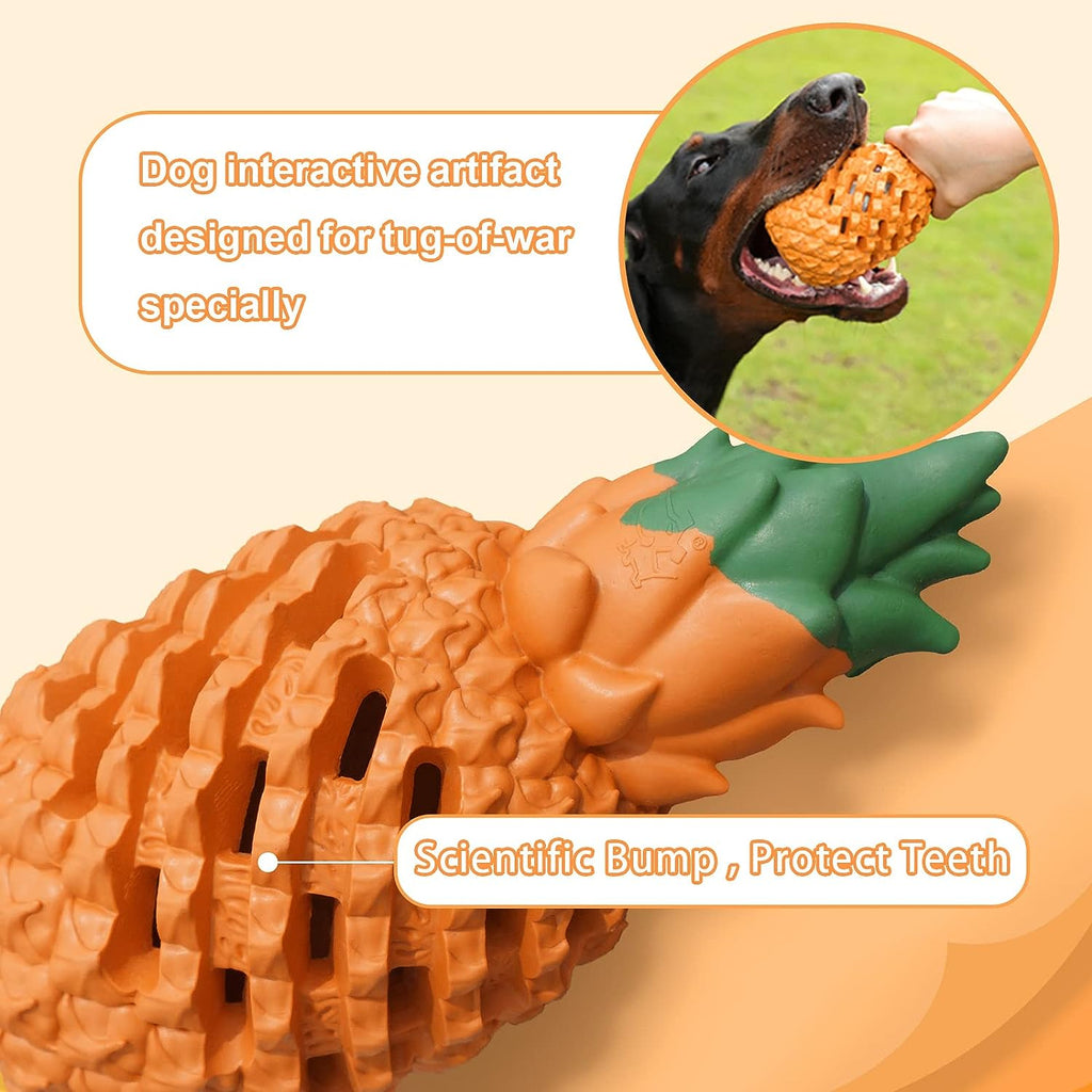 Pineapple Power Chew Toy for Tough Pups