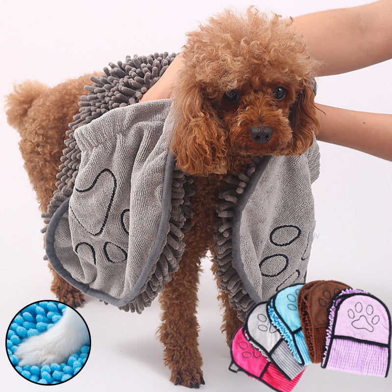 Cozy Quick-Dry Bath Towels for Your Furry Pals