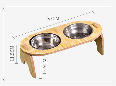 Comfy Tilted Double Bowl Pet Feeder