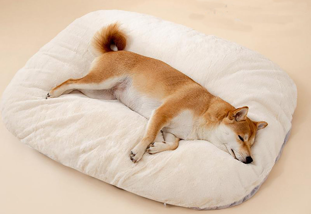 Cozy Oval Cushion: Perfect Large Dog Crate Bed