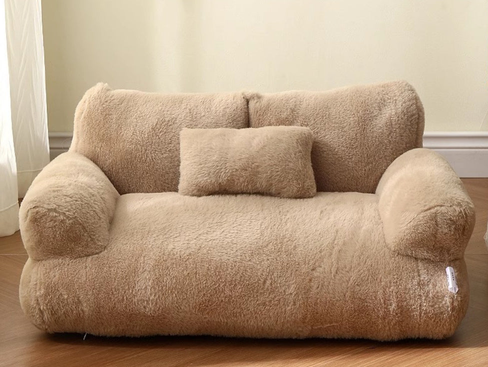 Cozy Plush Pet Bed for Snuggles
