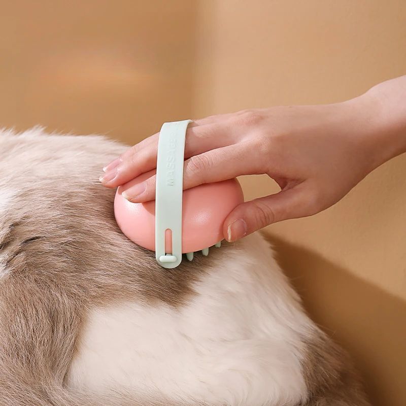 Happy Paws: Soft Silicone Pet Cleaning Brush