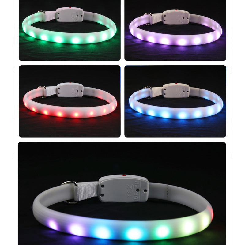 Super Bright LED Safety Collar for Happy Night Adventures