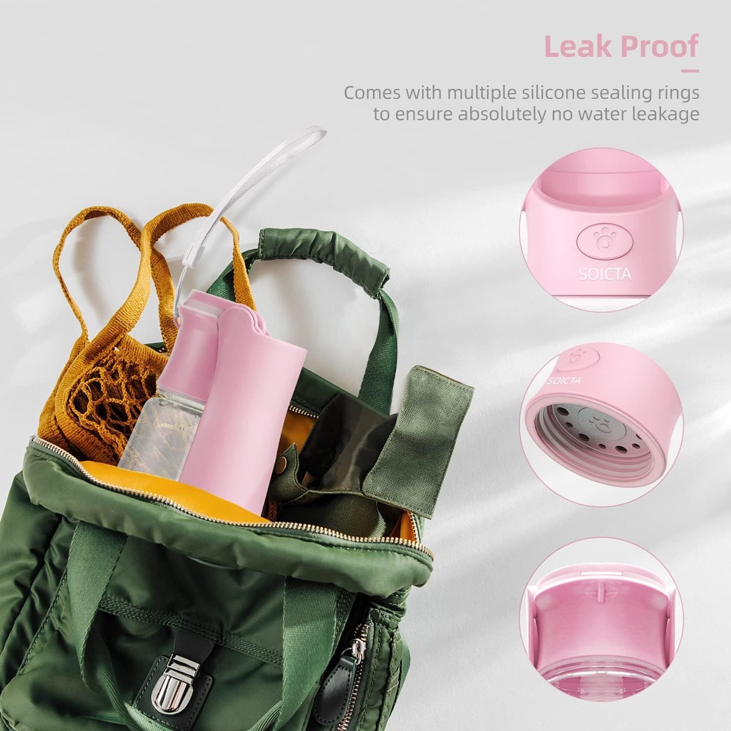Handy Water Bottle for Happy Dog Walks
