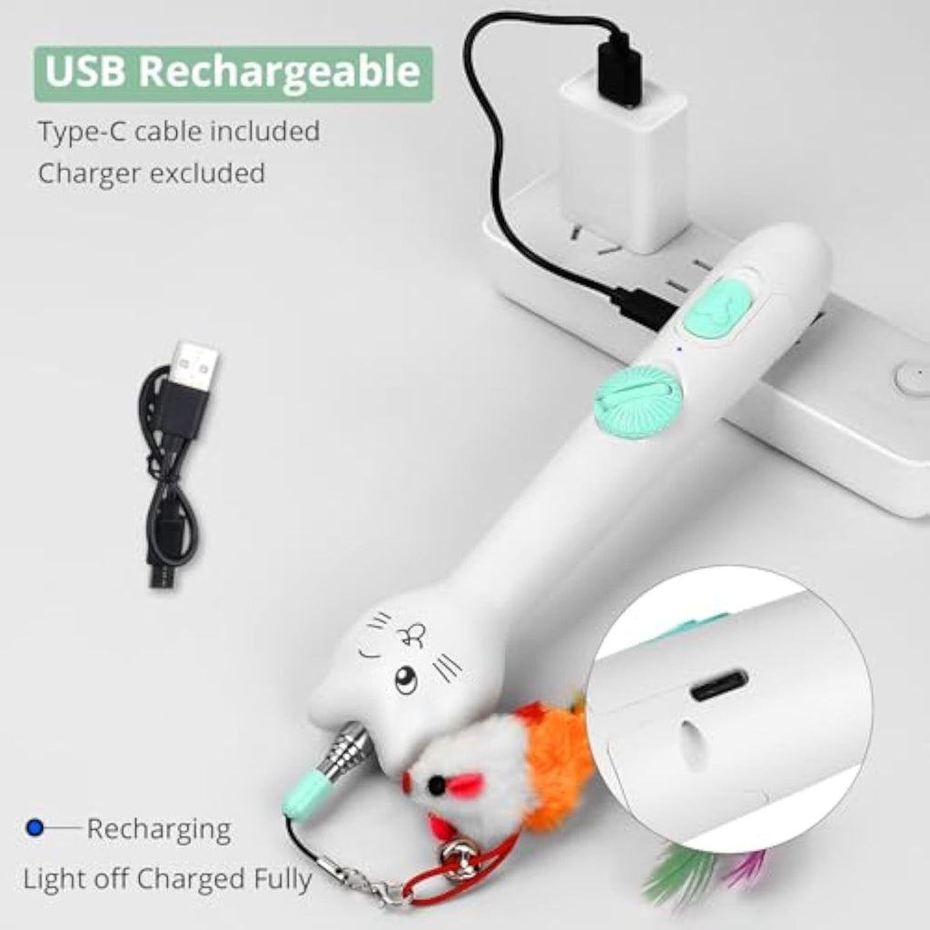 Rechargeable Cat Laser Wand for Endless Fun