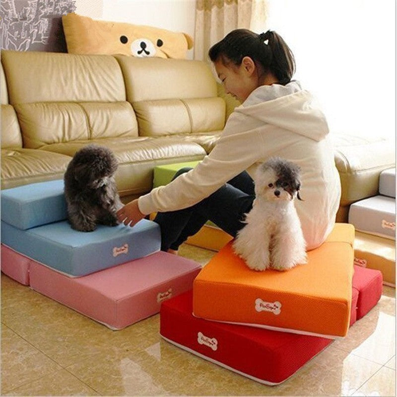 Cozy Pet Stairs: Happy Climb Time