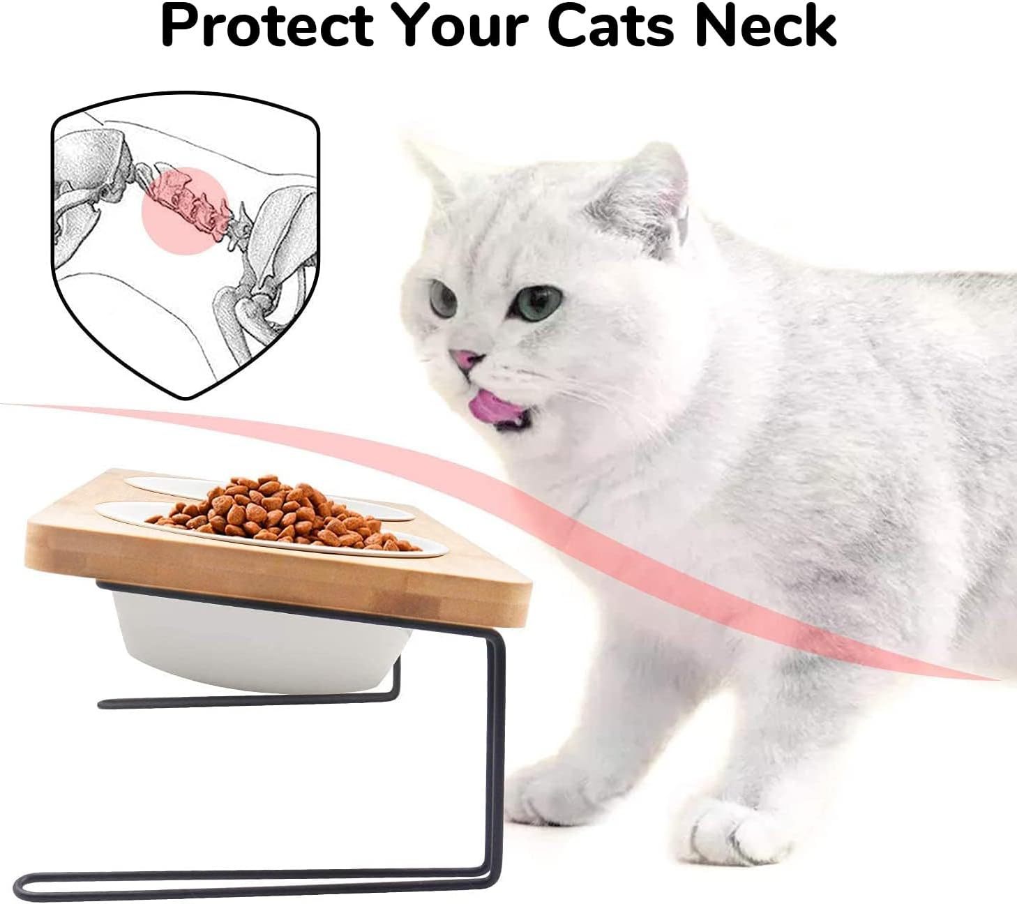 Stylish Pet Bowl with Stand