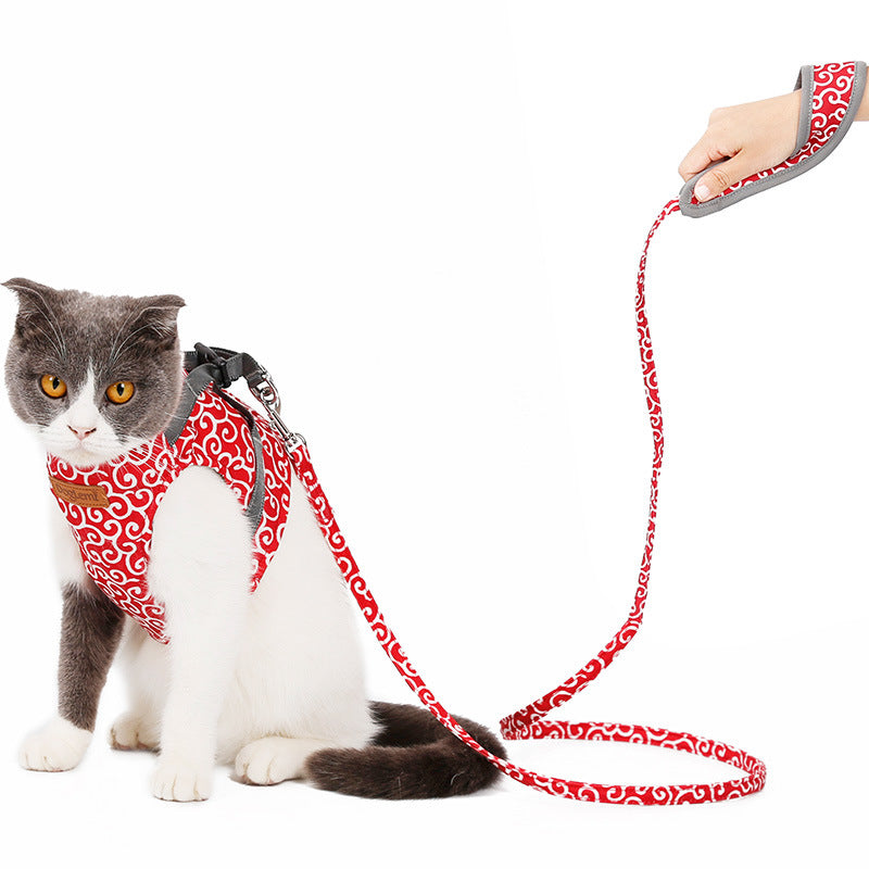 Cozy Cat Vest Harness with Gentle Traction Leash
