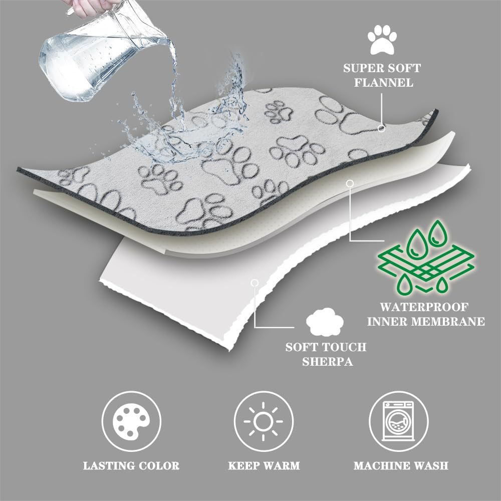 Soft Waterproof Pet Blanket – Keep Sofas Spotless & Snuggly