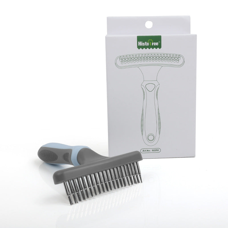 Gentle Double Row Pet Grooming Comb