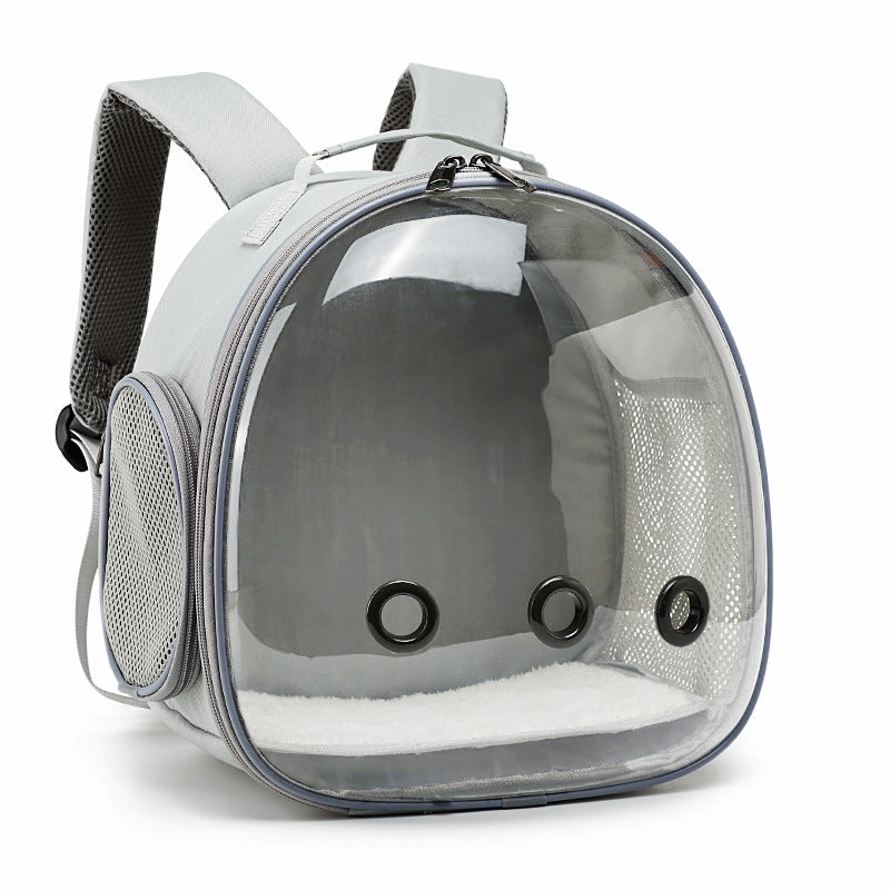 Pet Explorer Backpack: Transparent for Small Buddies!