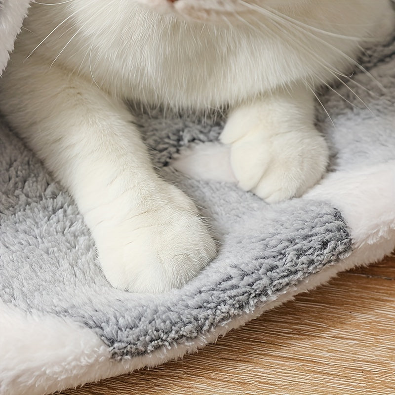 Cozy Up Your Pup: Self-Warming Reversible Fleece Crate Mat for Dogs & Cats