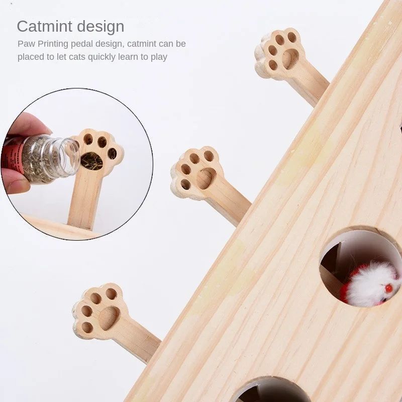 Pounce & Play: Whack-a-Mole Cat Scratcher Fun