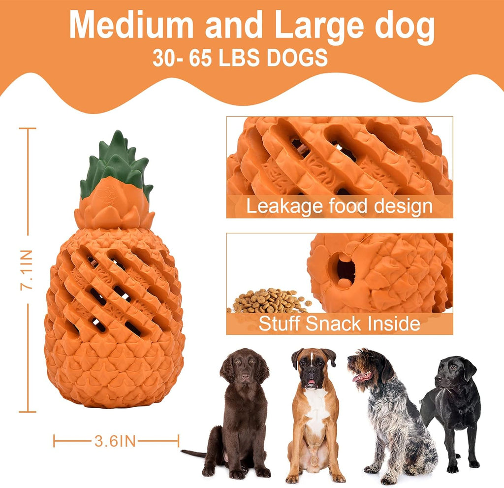 Pineapple Power Chew Toy for Tough Pups