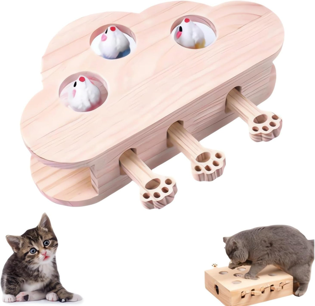 Pounce & Play: Whack-a-Mole Cat Scratcher Fun