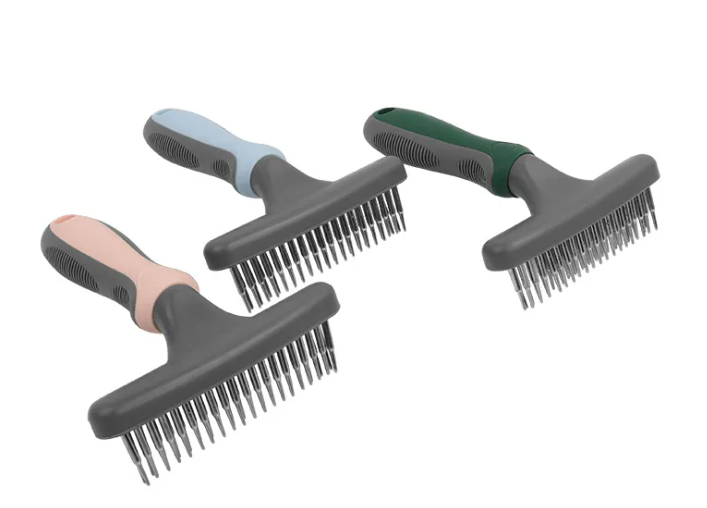Gentle Double Row Pet Grooming Comb