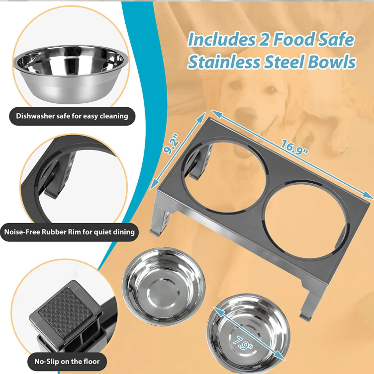 Elevate Mealtime Joy: Slow Feed Neck Protector Bowl