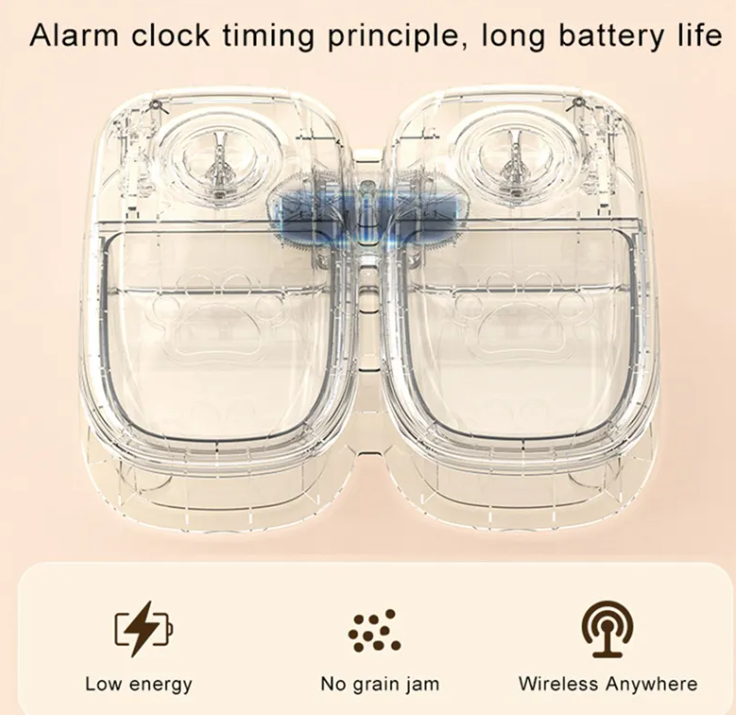 Smart Auto Feeder: Timer Bliss for Cats & Dogs