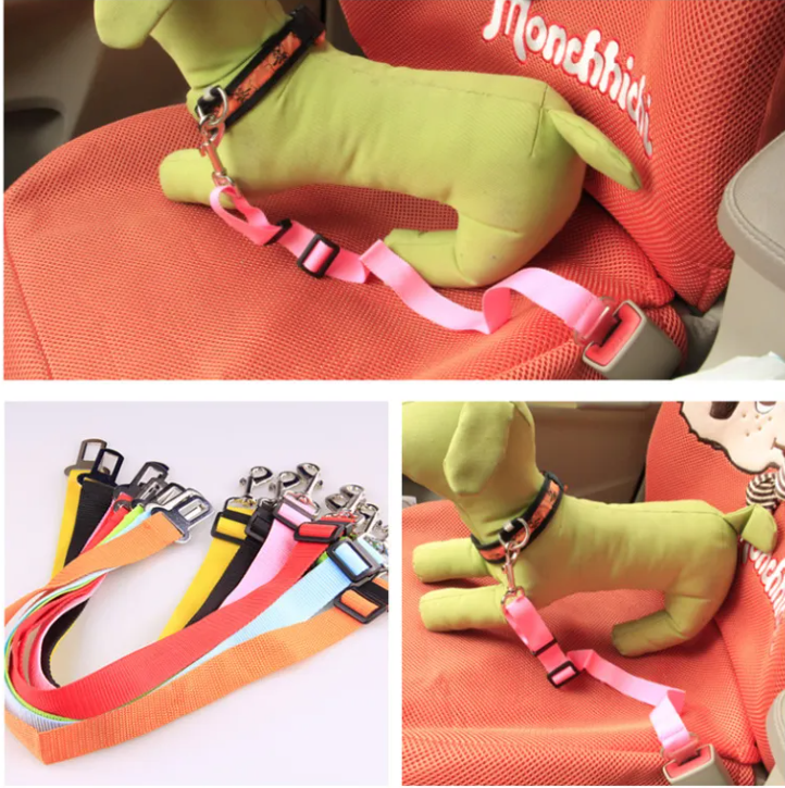 Safe Travels: Polyester Dog Car Strap for Worry-Free Rides