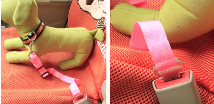 Safe Travels: Polyester Dog Car Strap for Worry-Free Rides