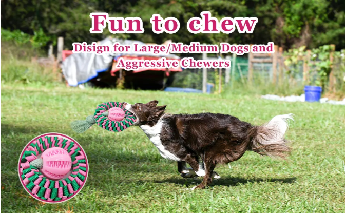 Ultimate Dog Chew Toy for Exercise & Stress Relief
