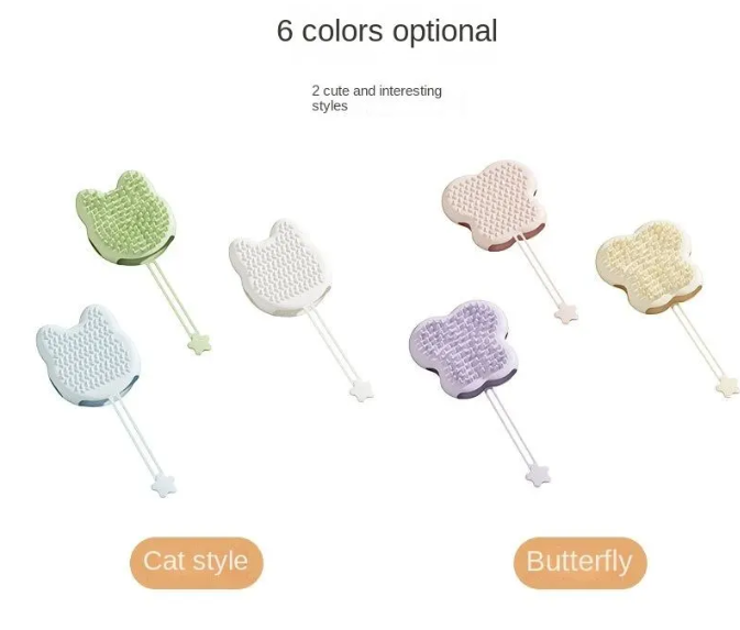 Comfy Pet Bathing Gloves: Silicone Grooming Fun