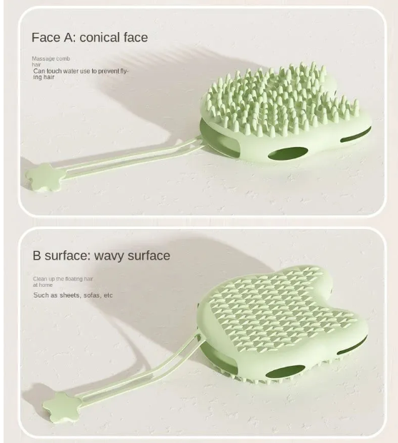 Comfy Pet Bathing Gloves: Silicone Grooming Fun