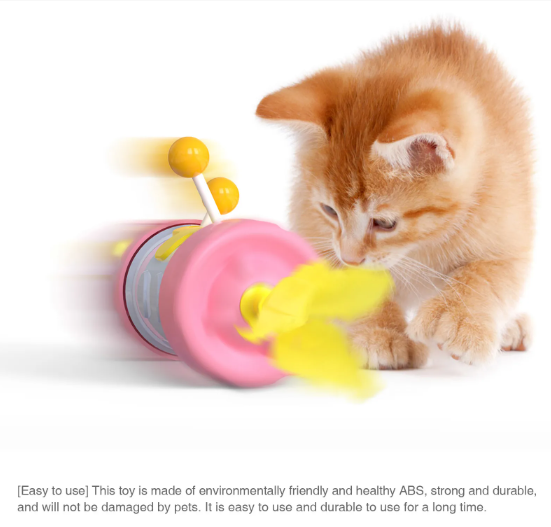 Feather Pole Fun for Purring Pals