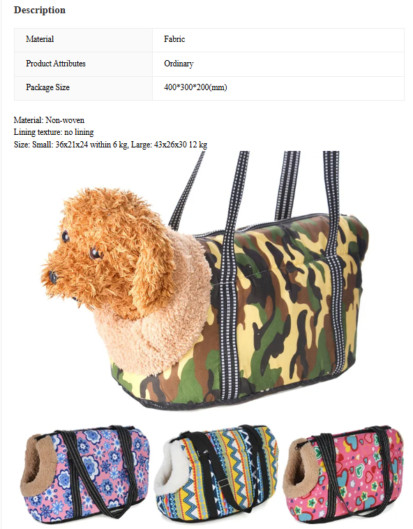 Outdoor travel pet backpack
