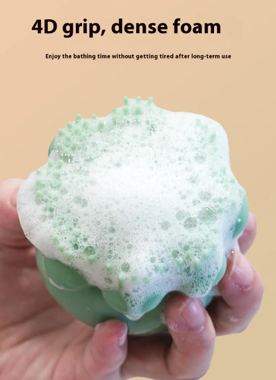Fun Pet Bath Massage Silicone Comb
