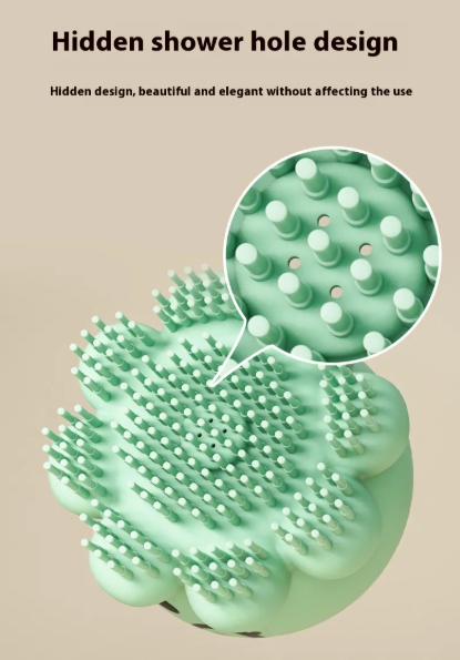 Fun Pet Bath Massage Silicone Comb