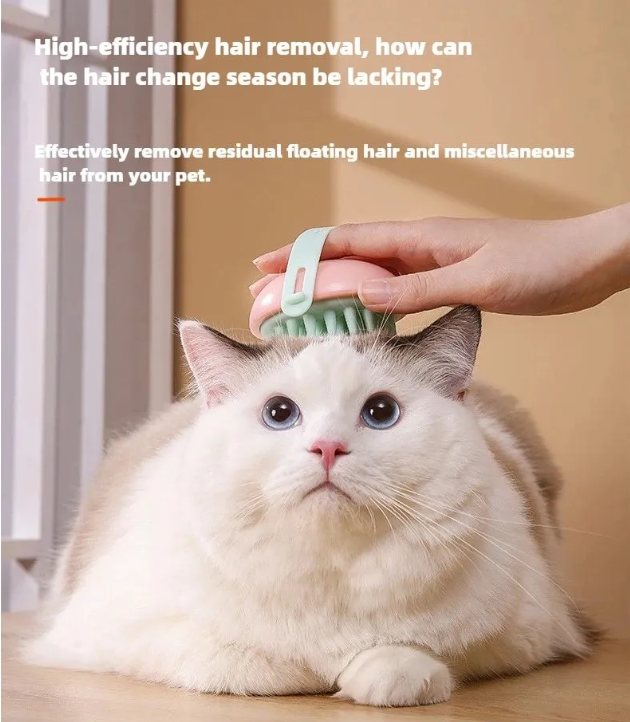 Happy Paws: Soft Silicone Pet Cleaning Brush