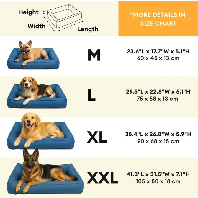 Cozy Orthopedic Pet Bed for Ultimate Full-Body Support