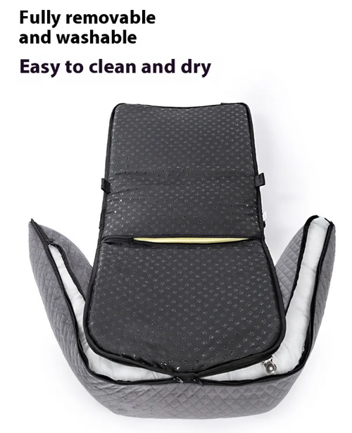 Cozy Car Seat Bed for Happy Pet Adventures