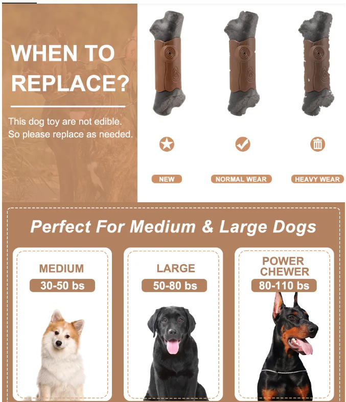 Indestructible Bacon Bliss for Large Aggressive Chewers