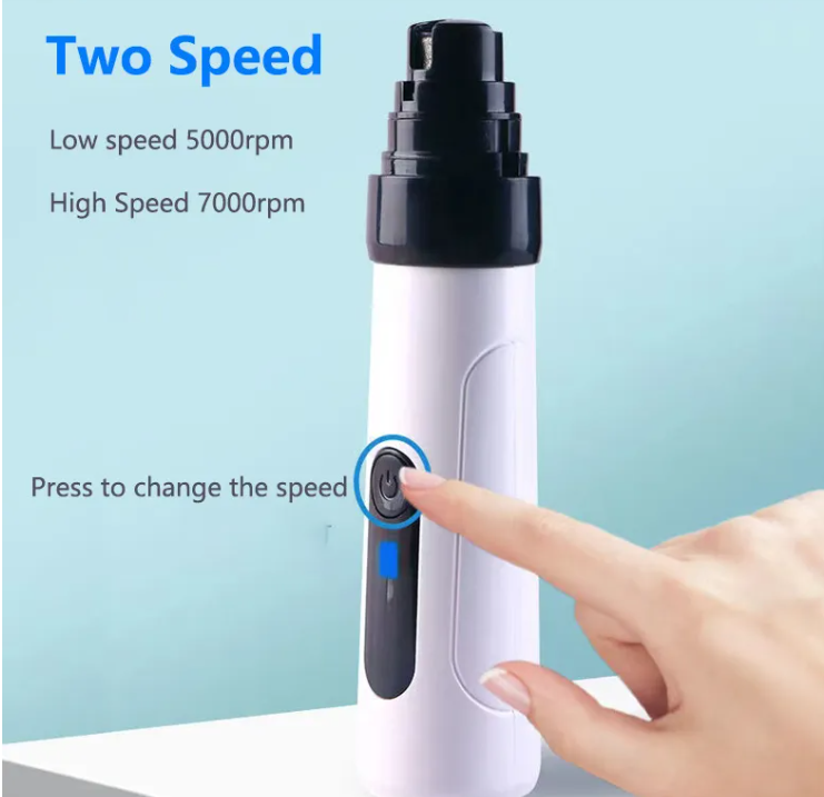 Gentle Rechargeable Dog Nail Clippers for Stress-Free Grooming