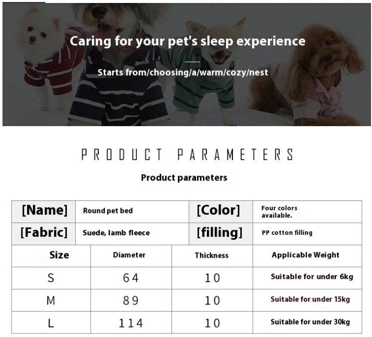 Easy-Clean Pet Bed for Ultimate Comfort