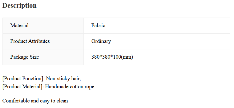 Handmade Cotton Rope Cat Litter Box – Soft & Stylish