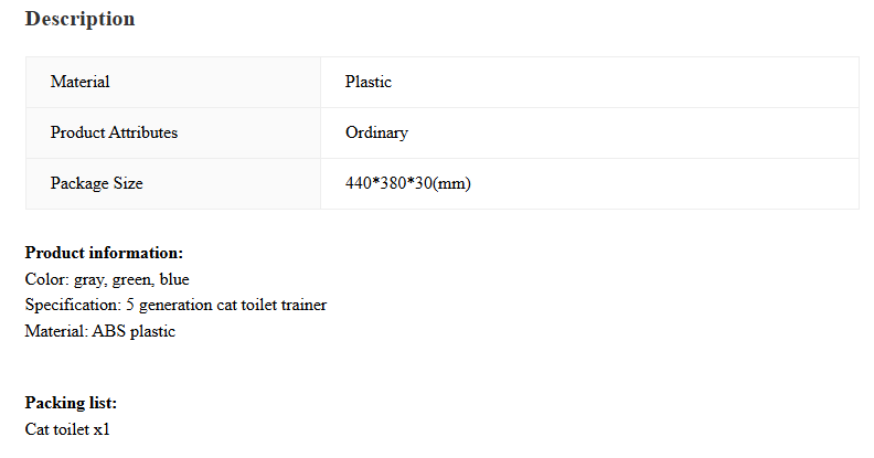 Easy Cat Toilet Training Mat – Fifth Generation